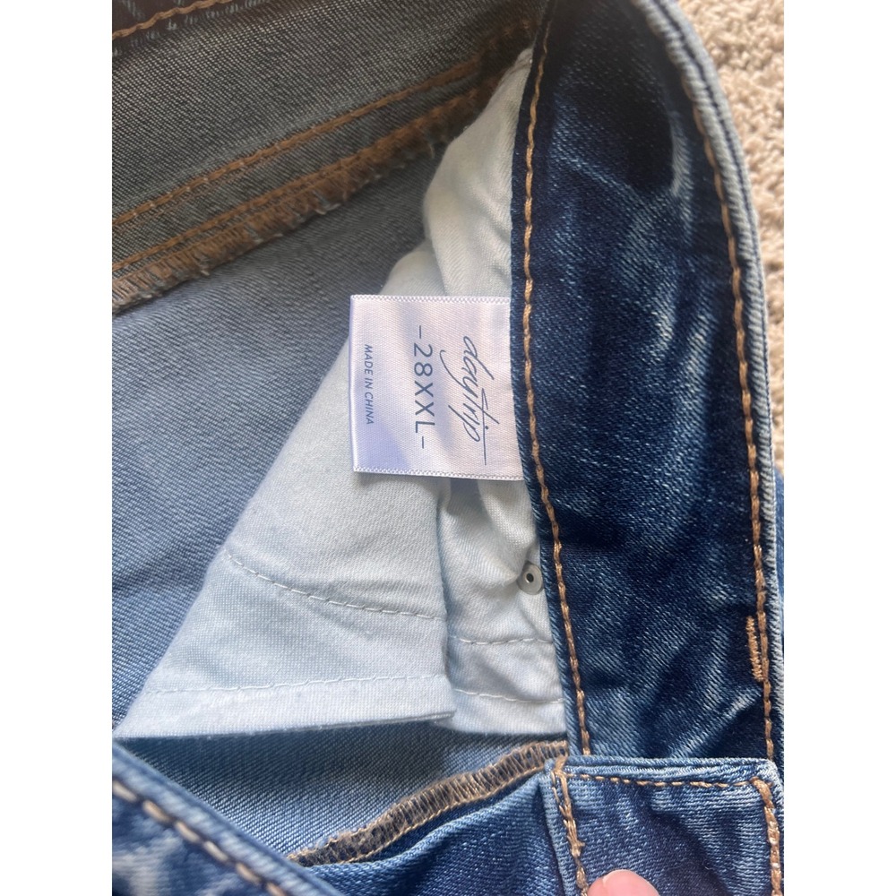 Daytrip Virgo Tailored Boot Jeans Womens 28XXL Blue Distressed - Picture 6 of 8